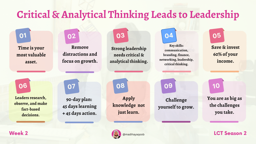 Critical and Analytical Thinking: The Foundation of Strong Leadership